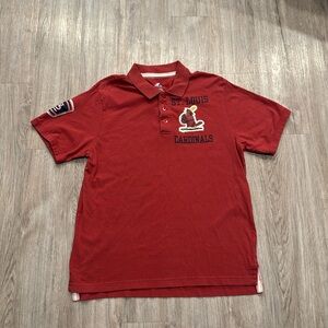 Majestic St Louis Cardinals Men’s Polo Shirt Size L